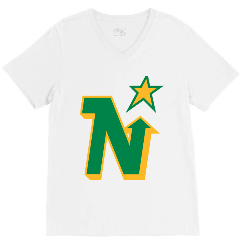 Minnesota North Stars Vintage Classic V-neck Tee | Artistshot