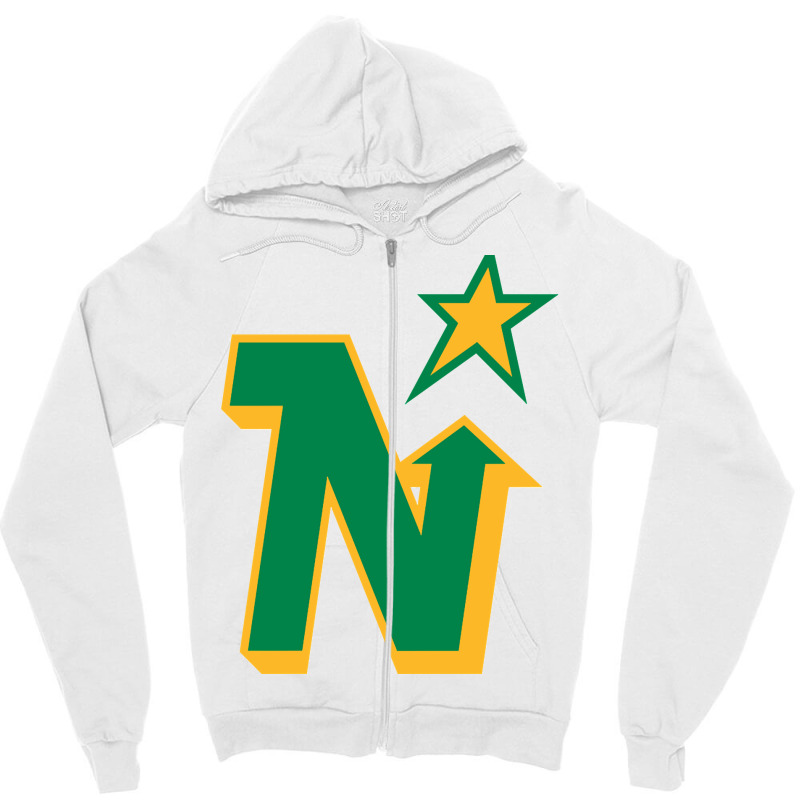 Minnesota North Stars Vintage Classic Zipper Hoodie | Artistshot