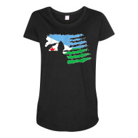 Djibouti Soldier Salute Veteran Patriot T Shirt Maternity Scoop Neck T-shirt | Artistshot