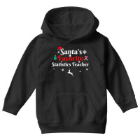 Santa's Favorite Statistics Teacher Christmas Xmas Holiday T Shirt Youth Hoodie | Artistshot