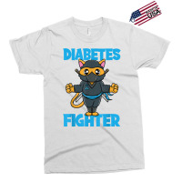 Type 1 Diabetes Awareness Funny Diabetes Fighter Ninja Cat Exclusive T-shirt | Artistshot