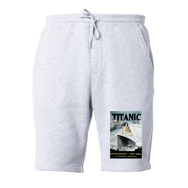 Vintage Poster Fleece Short | Artistshot