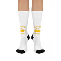 Undercover Definitely Not A Cat Funny Banana Lover Kitty Premium Crew Socks | Artistshot