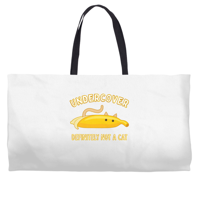 Undercover Definitely Not A Cat Funny Banana Lover Kitty Premium Weekender Totes | Artistshot