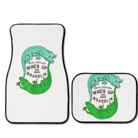 Up For Some Wrasslin' Funny Alligators Full Set Car Mats | Artistshot