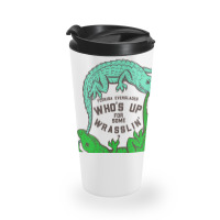 Up For Some Wrasslin' Funny Alligators Travel Mug | Artistshot