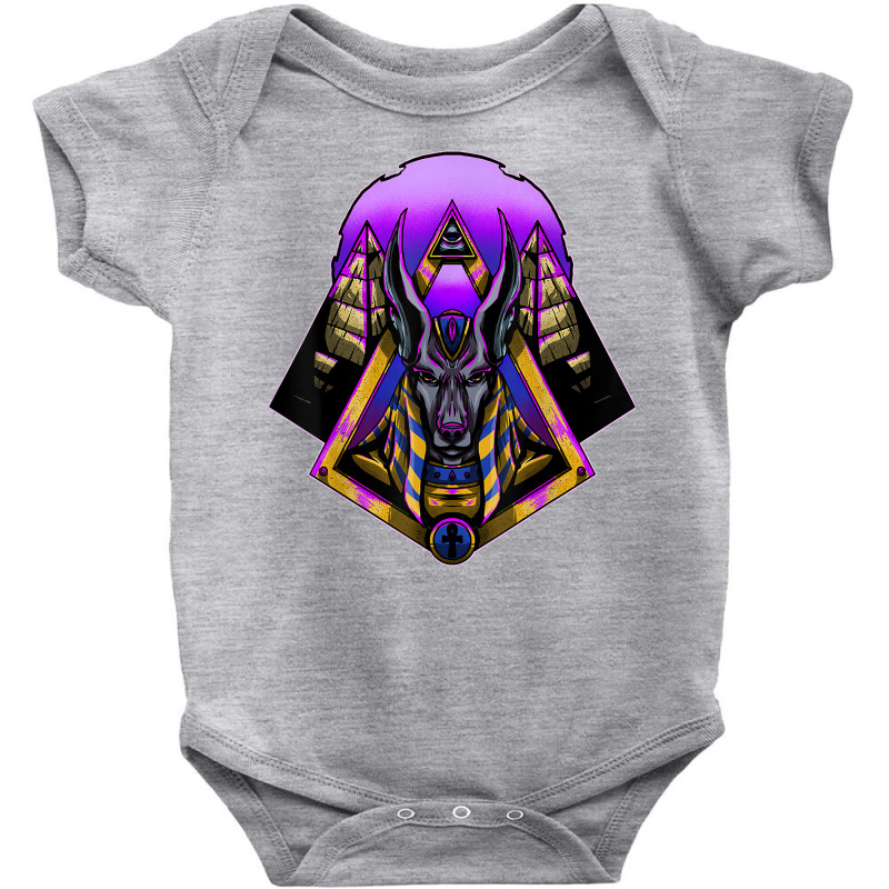 Anubis Egyptian God Greek Ancient Egypt Hieroglyph Mythology T Shirt Baby Bodysuit by husserllpr | Artistshot