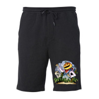 Halloween Pumpkin Zombie Party Fleece Short | Artistshot