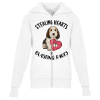 Stealing Hearts Blasting Farts Petit Basset Griffon Vendeen Sweatshirt Youth Zipper Hoodie | Artistshot