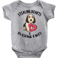 Stealing Hearts Blasting Farts Petit Basset Griffon Vendeen Sweatshirt Baby Bodysuit | Artistshot