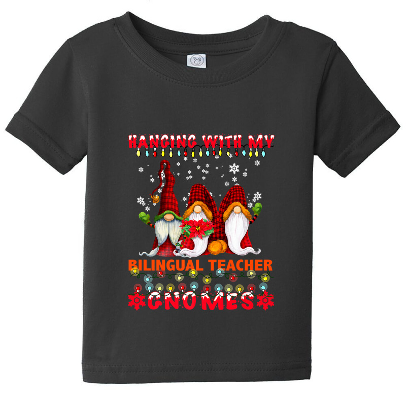 Hanging With My Bilingual Teacher Gnomes Ugly Xmas Matching Premium T Baby Tee by Rudy_Glenn | Artistshot