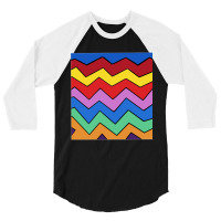 Color Zigzag 3/4 Sleeve Shirt | Artistshot