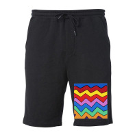 Color Zigzag Fleece Short | Artistshot