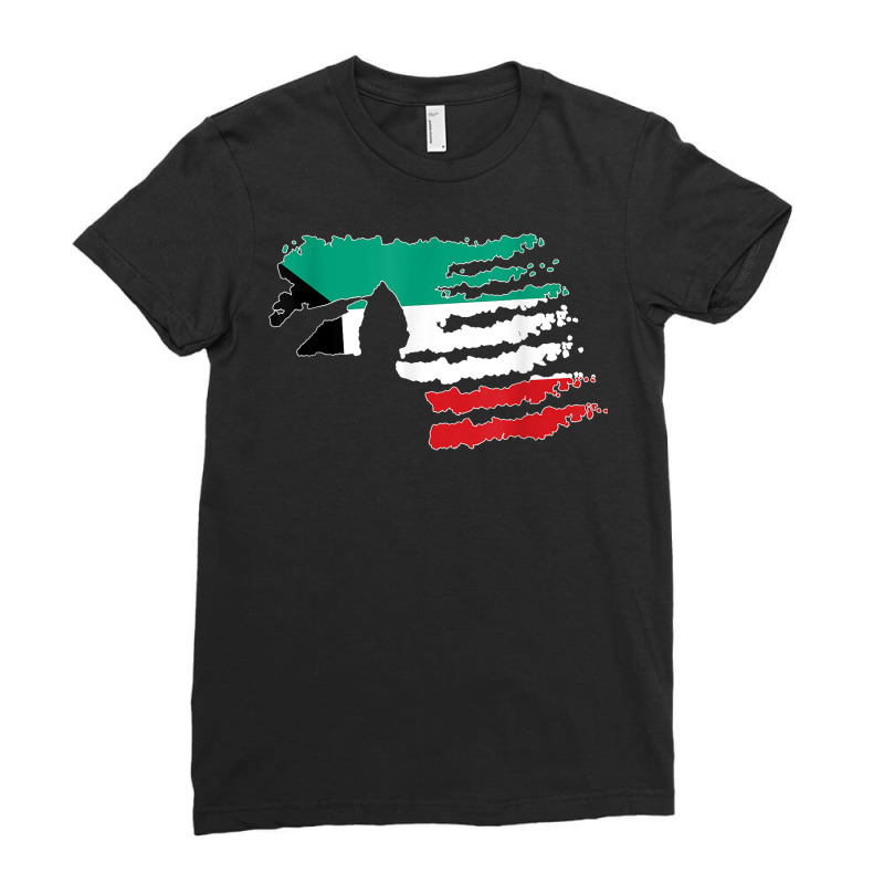 Kuwait Soldier Salute Veteran Patriot T Shirt Ladies Fitted T-Shirt by dornakgb | Artistshot