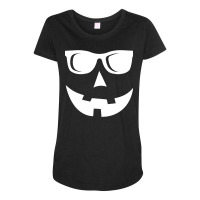 Jack O Lantern Sunglasses Pumpkin Funny Maternity Scoop Neck T-shirt | Artistshot