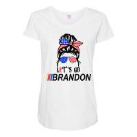 Let's Goo Brandon! Classic Maternity Scoop Neck T-shirt | Artistshot