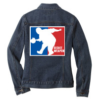 Stanley Hudson Secret Weapon Ladies Denim Jacket | Artistshot