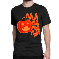 Screaming Pumpkin Classic T-shirt | Artistshot