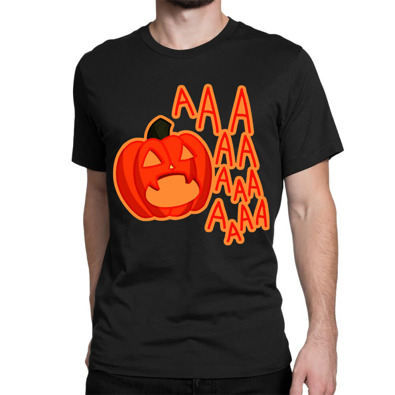 Screaming Pumpkin Classic T-shirt by Hatory | Artistshot