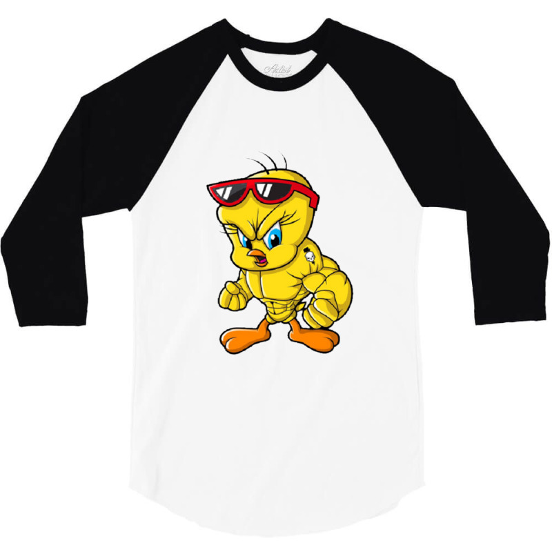 Tweety Bird 3/4 Sleeve Shirt by robinjumpstart | Artistshot