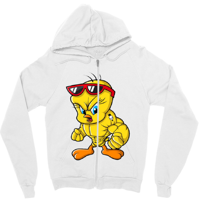 Tweety Bird Zipper Hoodie by robinjumpstart | Artistshot