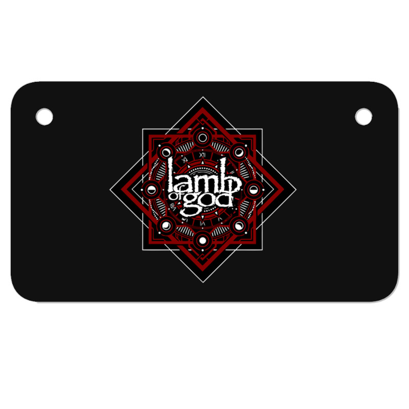 Lamb Of God Motorcycle License Plate | Artistshot