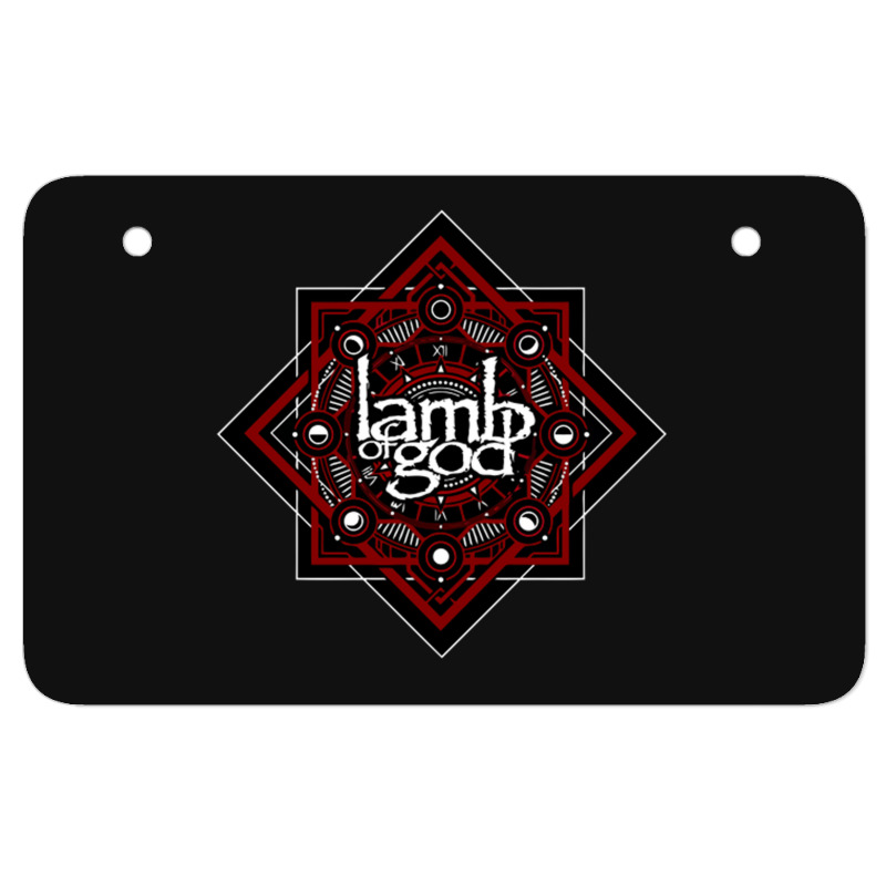 Lamb Of God Atv License Plate | Artistshot