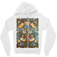 Morris Strawberry Thief Design 1883 Zipper Hoodie | Artistshot