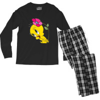 Tweety Flower Men's Long Sleeve Pajama Set | Artistshot