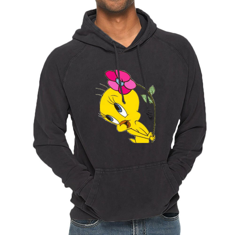 Tweety Flower Vintage Hoodie by robinjumpstart | Artistshot