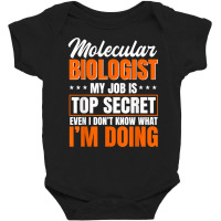 Molecular Biologist Job Genetic Scientist Dna Biology T Shirt Baby Bodysuit | Artistshot