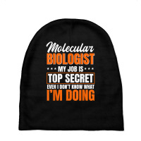 Molecular Biologist Job Genetic Scientist Dna Biology T Shirt Baby Beanies | Artistshot