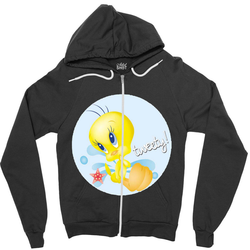 Tweety Star Zipper Hoodie by robinjumpstart | Artistshot