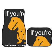 T Rex Clap Your Hands Classic Full Set Car Mats | Artistshot