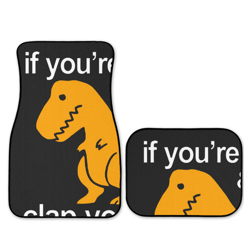 T Rex Clap Your Hands Classic Full Set Car Mats | Artistshot