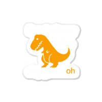 T Rex Clap Your Hands Classic Sticker | Artistshot