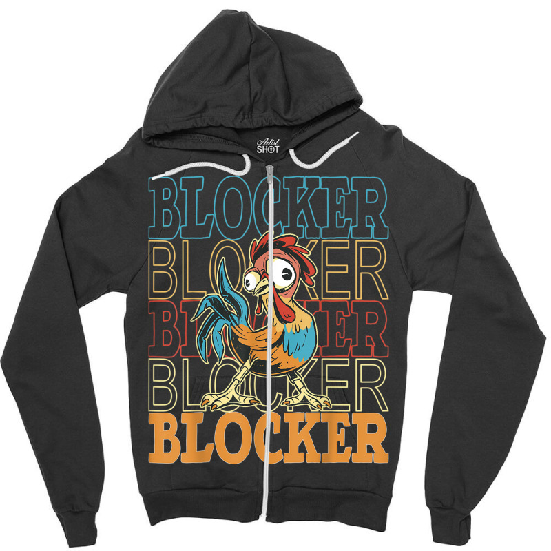 Cock Blockers, Kawaii Rooster Lovers, Funny Gags For Men Zipper Hoodie by Hoang95 | Artistshot