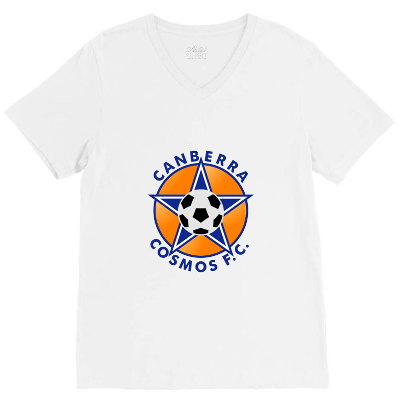 Canberra Cosmos Fc V-neck Tee | Artistshot