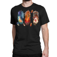 Native American T  Shirt Feathers Indian Native Pride Indigenous Nativ Classic T-shirt | Artistshot