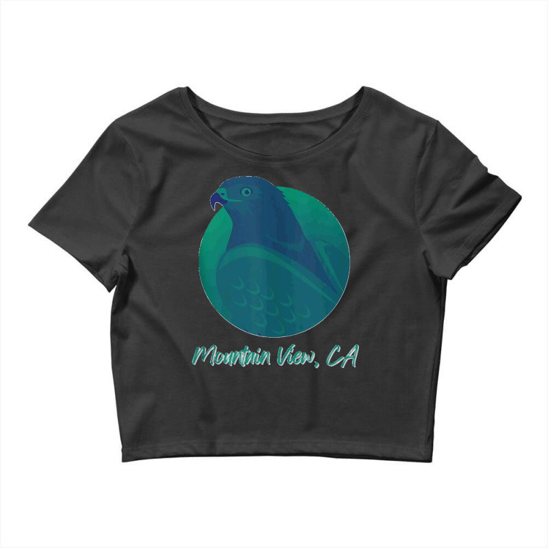 Mountain View Ca Osprey Sea Green Raptor Ocean Bird Tank Top Crop Top by Courtney Renee Jensen | Artistshot