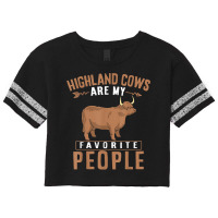 Farm Animal Farmer Animal Lover Funny Highland Cow T Shirt Scorecard Crop Tee | Artistshot