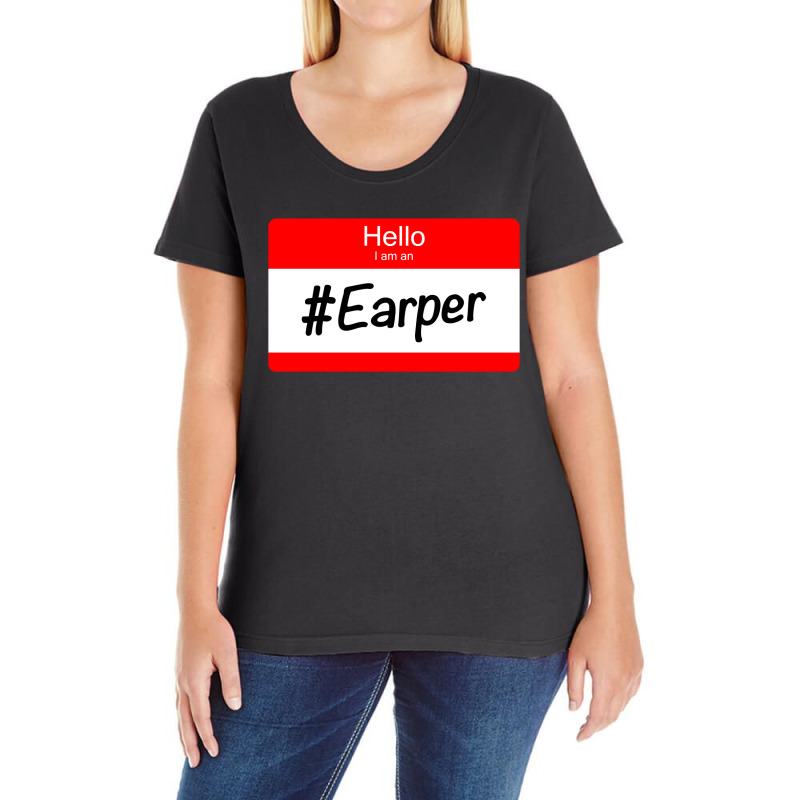 New Earper Music Modern Ladies Curvy T-Shirt by gracia lunna | Artistshot