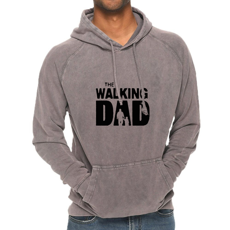 The Walking Dad Parody Father Son Vintage Hoodie | Artistshot