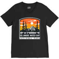 Delaware Water Gap Vacation Hiking Trip Delaware Native T Shirt V-neck Tee | Artistshot