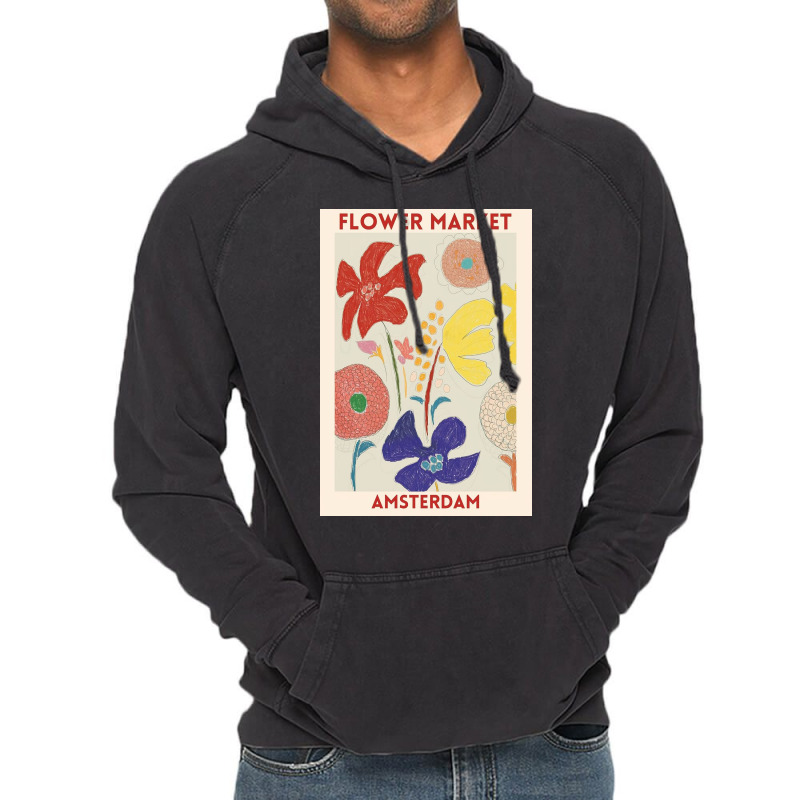 Flower Market   Amsterdams Vintage Hoodie by James S | Artistshot