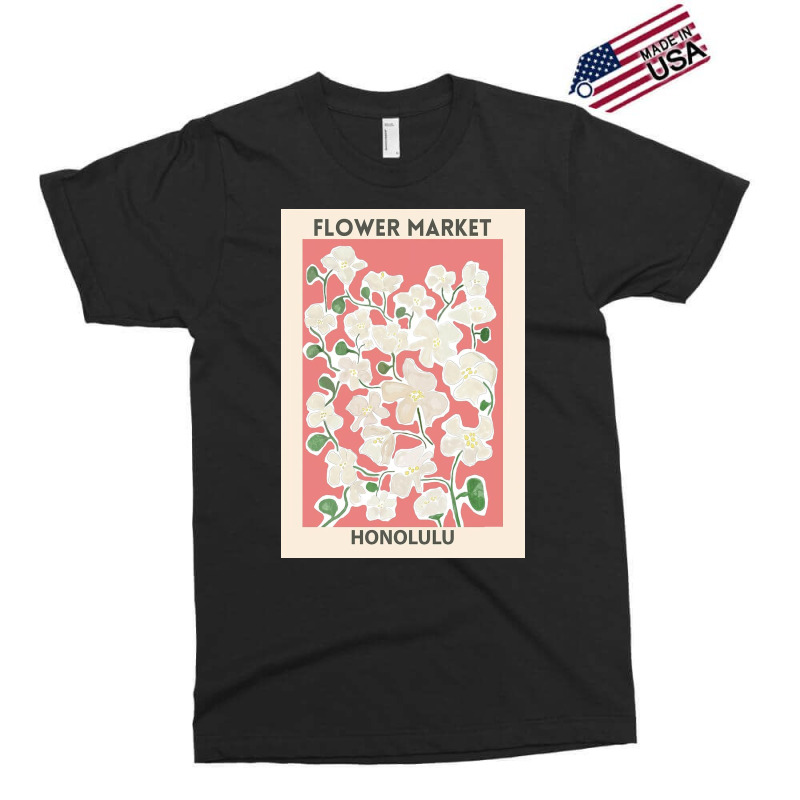 Flower Market   Honolulu Poster Exclusive T-shirt | Artistshot