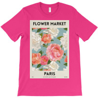 Flower Market – Paris T-shirt | Artistshot