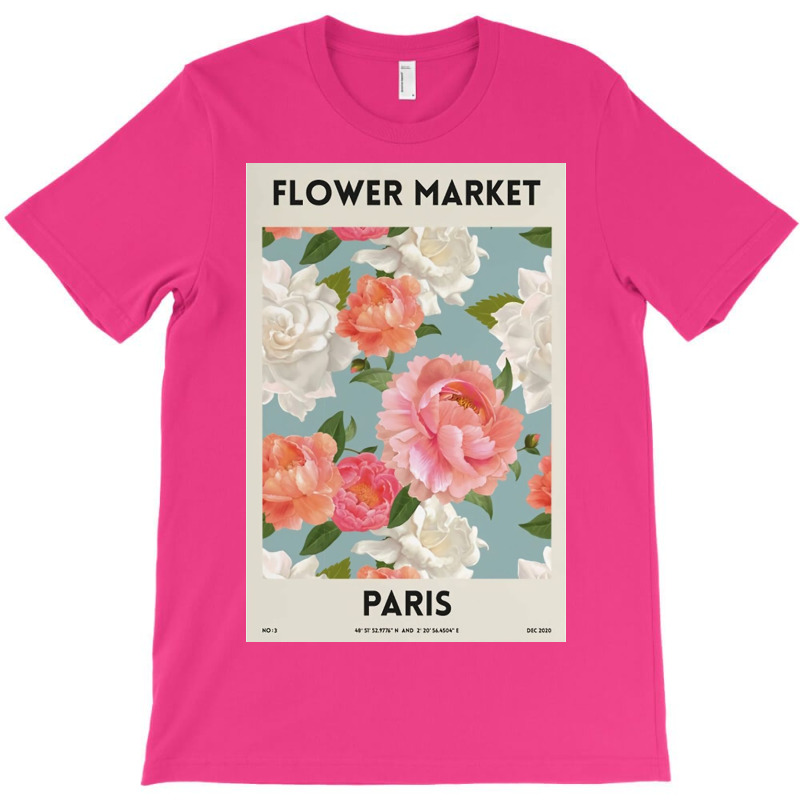 Flower Market – Paris T-shirt | Artistshot