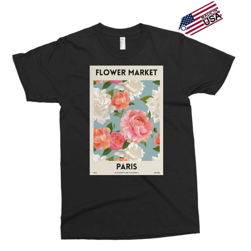 Flower Market – Paris Exclusive T-shirt | Artistshot