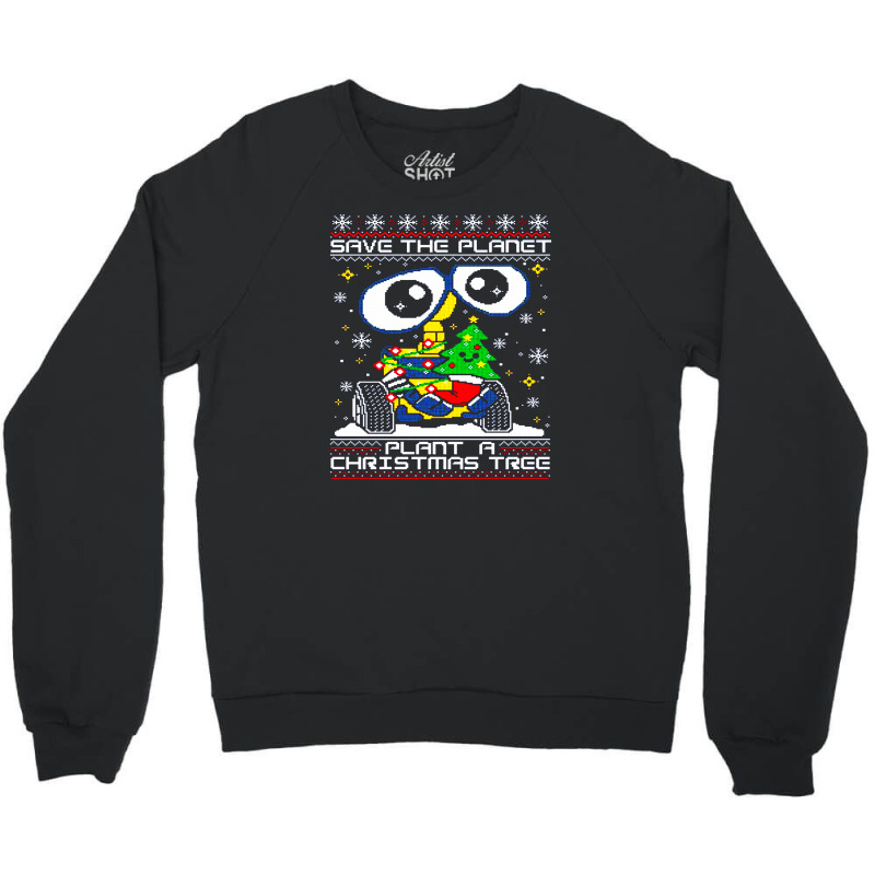 Christmas Plant Tree Ugly Crewneck Sweatshirt by Vishaka | Artistshot